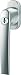 Produktbild Fenstergriff Roto Samba abschließbar 40 Nm natursilber mit Schrauben Vierkantstift 7 x 37 mm