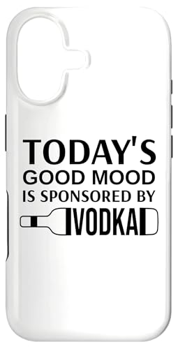 Today's Good Mood is Sponsored By Vodka May Contain Vodka �X�}�z�P�[�X iPhone 17 �p