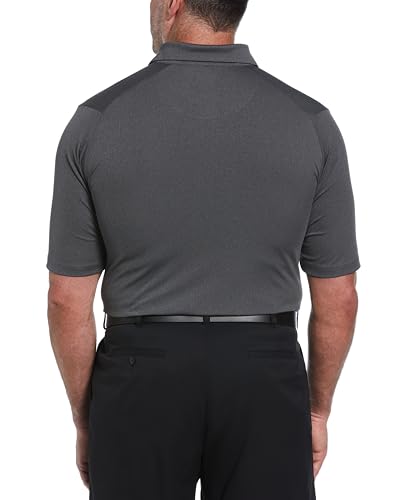 Callaway Men's Ventilated Classic Jacquard Short Sleeve Golf Polo, Stretch Seams, Moisture-Wicking (Available in Big & Tall)2