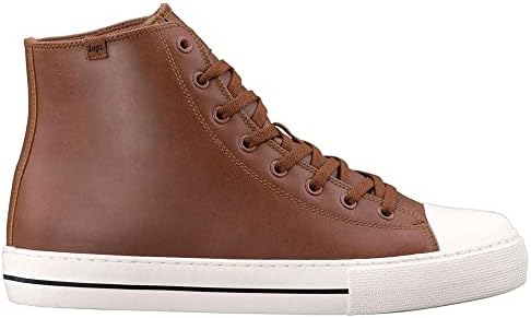 Lugz Men's Stagger Hi LX Sneaker, Chestnut/Whisper White, 10 | Image 2