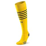 PUMA BVB Borussia Dortmund Stutzen Hooped Replica Socks Socken (as3, numeric, numeric_43, numeric_46, regular, regular, yellow/black, 43-46)