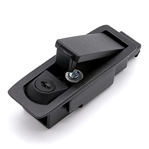 Loquet à compression mécanique levier manuel gâchette noire verrouillable