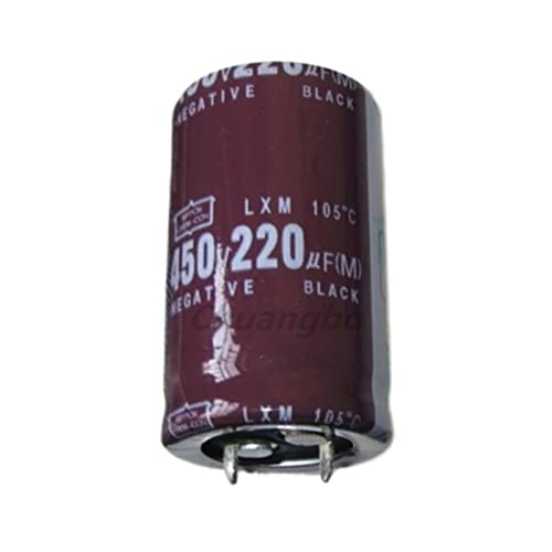 Condensateur électrolytique 450V 220uF 25*40 22*45mm radial pour filtrage tension alternative