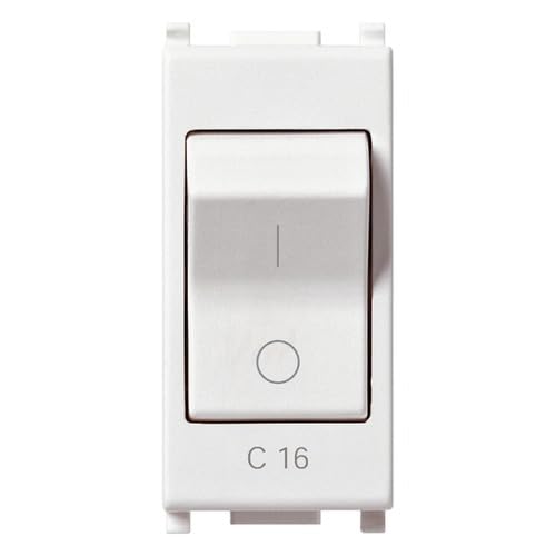 Vimar serie piatta - Interruttore magnetotermico 1 polo c16 230 v bianco
