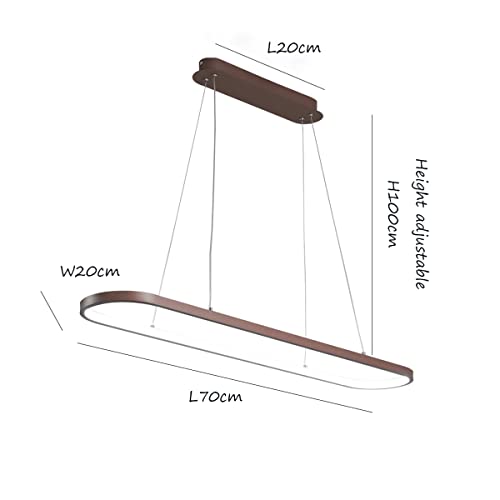 Lampe à suspension LED réglable hauteur pour table manger bureau, plafonnier variable