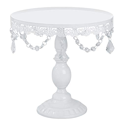 Lucky Monet Cake Stand Holder Cupcake Stand Wedding Plates Set with Crystals Beads