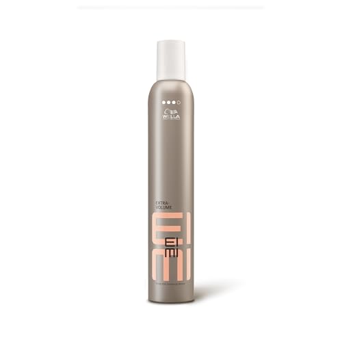 Wella Professionals EIMI Extra Volume | Strong Hold Volumizing Hair Styling Mousse | Adds Volume & Body | Heat Protectant | 10.1 Oz