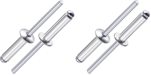 Image of Wensilon (180Pcs) 3 /16 inchx3 /4 inch Aluminum blind pro Rivets,Aluminum Grip and Steel Mandrel (Pack of 2)