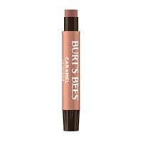 Burt's Bees 100% Natural Origin Lip Shimmer, Caramel with Shea Butter and Fruit Oils, 1 Tube, 2.6g