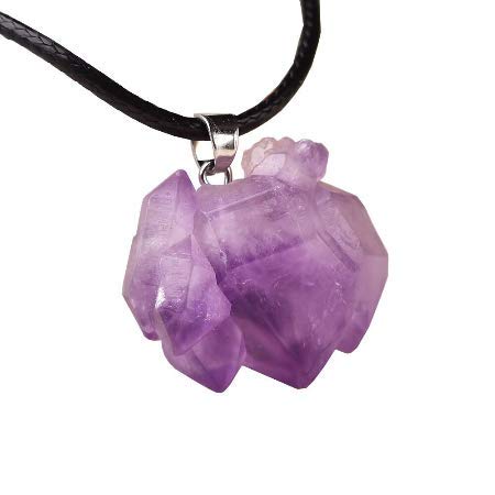 Anhänger aus blankem Amethyst, Stein der Erwachung und Spiritualität Cover