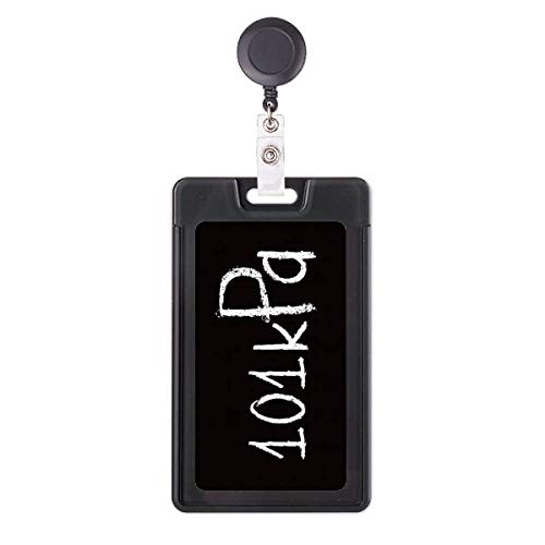 Funda retráctil para tarjeta de identificación con sistema anticaídas y diseño original