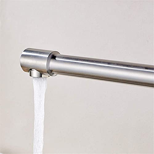 Robinet mural pour évier devant fenêtre avec bec pliable rotatif