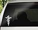 Cross Decal | Floral Cross Decal | Christian Religious Vinyl Sticker | Cross Car Decal Bumper Sticker Window Laptop Tumbler Decal | 4