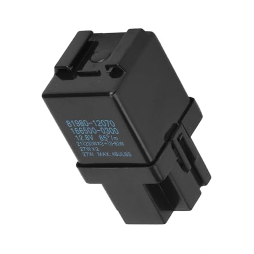 81980-12070 LED Flasher Relay, Electronic LED Turn Signal Relay,Led Flasher Module for Fixing Toyota Car Bike Motorcycle Scooter Turn Signal Light Frequent Flicker
