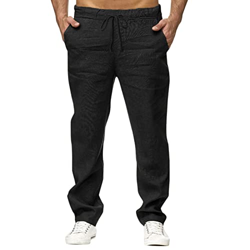 Pantalon en coton pour homme idéal pour les loisirs quotidiens