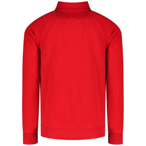 Superdry Para Hombre. M2014309A Jersey Essential Logo Raglan Henley Rojo (M), Casual, AlgodóN - 3