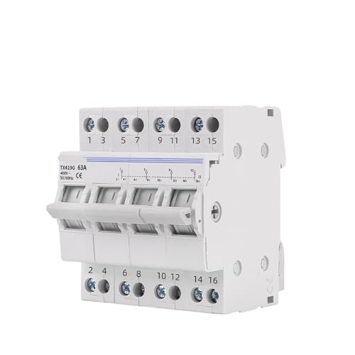 Panne de courant solution commutateur de transfert manuel double puissance disjoncteur 2P 63A