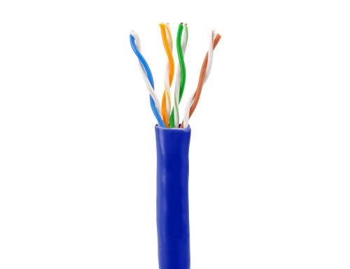 Sewell Direct SW-29871 SolidRun Cat5e Bulk Cable, 1000 ', UTP, CMR, Blue, Pull Box