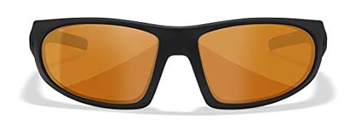 Image of Wiley X Romer 3 Sunglasses - Matte Black /Smoke Grey /Clear /Light Rust, Medium /Large