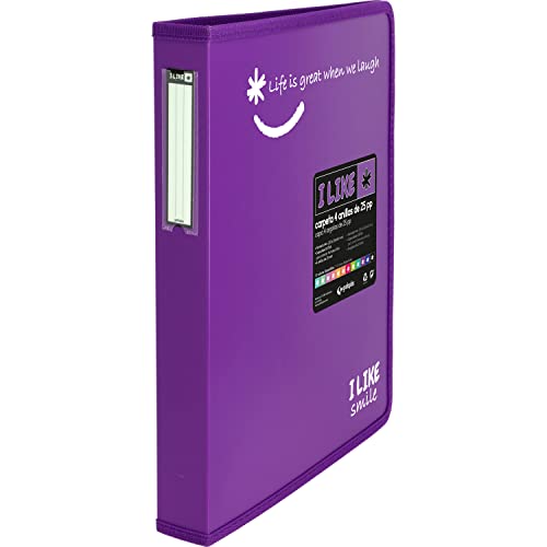Grafoplás 30121635 Ringbuch A4+, Violett, 4 Ringe, 25 mm, Polypropylen, Like