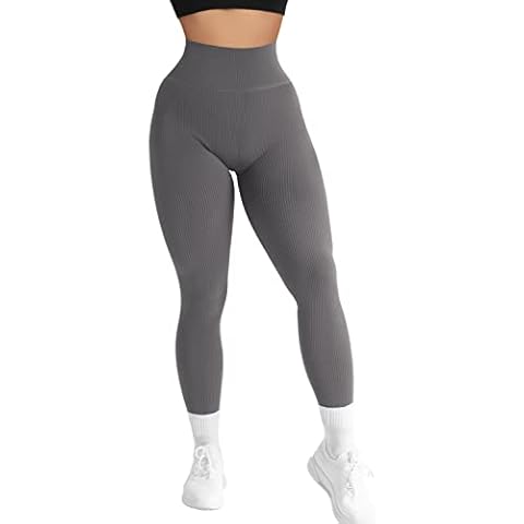 RXRXCOCO High Waisted Ribbed Leggings Cover