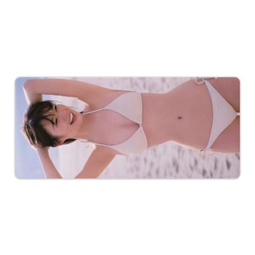 for 生田絵梨花 マウスパッド 超大型 マウスパッド ミングマウスパッド デスクマット 人気 人気写真 おしゃれ かわいい キーボードマット 防水 滑り止 耐久性が良い プレイマット 快適操作性 パソコン 周辺機器 贈り物 40x90cm(884 )