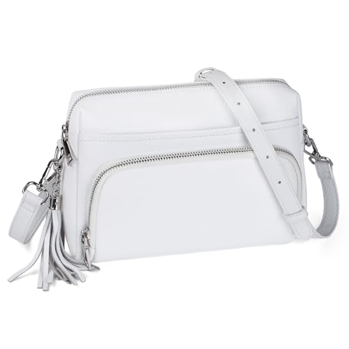 Image of befen Genuine Leather Crossbody Bags for Women Leather Wallet Travel Purse