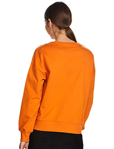 Image of Amazon Brand - Symbol Women's Cotton Blend Round Neck Regular Fit Sweatshirt (Pullover)