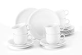 Hergestellt in Deutschland Seltmann Weiden 001.716172 Compact Weiss Kaffeservice 18 tlg.