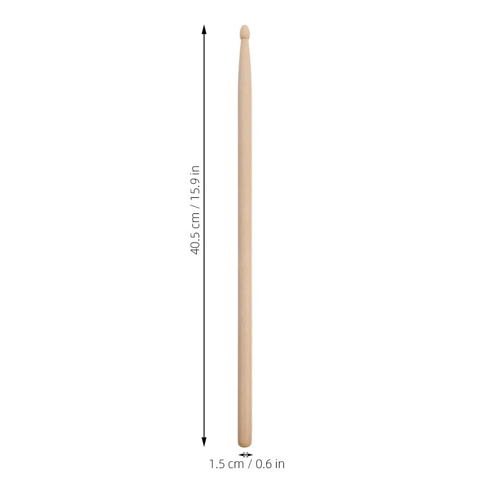 Vaguelly 12 Paar 5A Holz-Drumsticks: Drumsticks mit komfortablem Griff für Anfänger und Profis – Jazz-Rock-Percussion-Übungssticks
