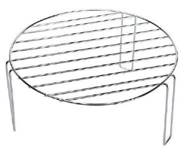 Grille pour griller au four micro-ondes, en soulevant le Nourriture plus en haut pour aider la cottura. diam 20 cm x H. 8,5 cm