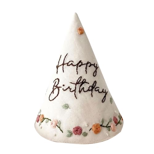 Lovely Baby First Birthday Hat Cotton Linen Photoshoots Caps Delicate Designing, 20* 5* 2cm