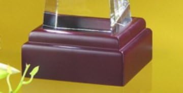 Wooden Base for Grooved Obelisk - Small