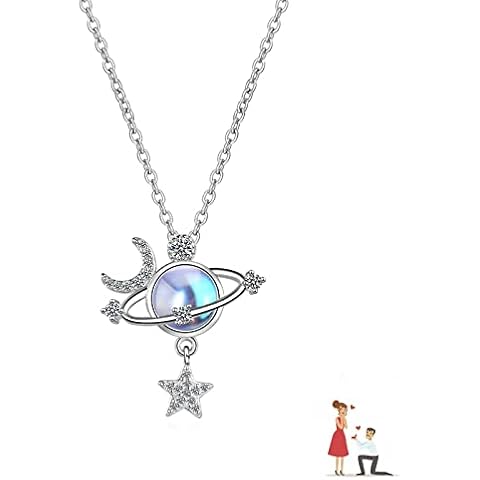 Collar de Piedra Lunar para Mujer Cover