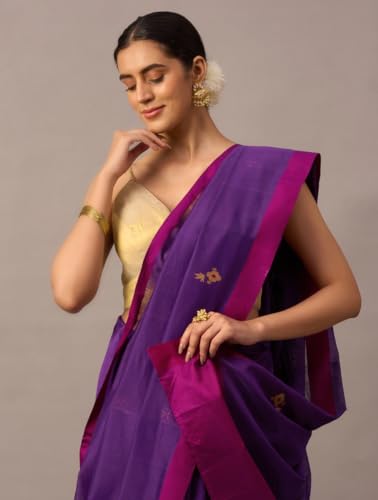Jaypore chanderi silk saree – image 3