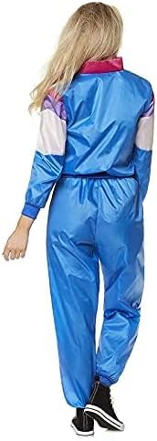 80s Blue Shell Suit Women's Costume - Image 4