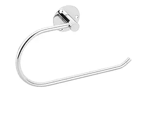 A to Z Hub Stainless Steel Half-Owal Towel Ring - Pack of (2)
