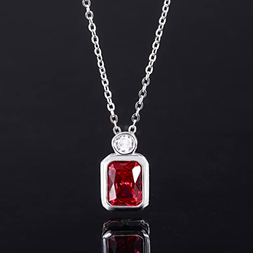 Pendentif rubis en argent 925, le cadeau de mariage idéal pour sublimer une mariée