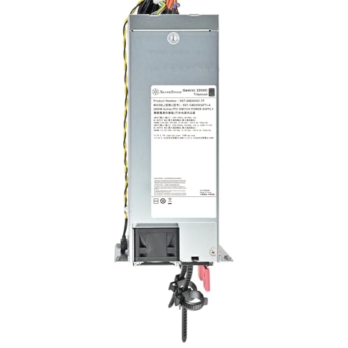 Image of Silverstone Technology Gemini 2000C Titanium 80PLUS Titanium 2000W+2000W 2U CRPS Redundant Power Supply, SST-GM2000C-TF
