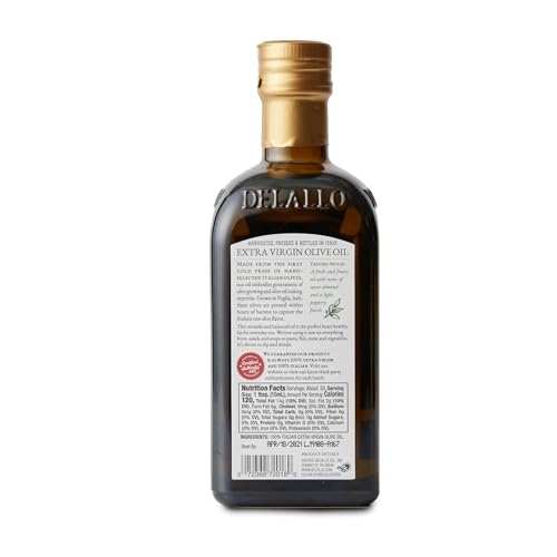 Aceite de oliva extra virgen DeLallo 6 botellas 16.9 fl oz miniatura 6