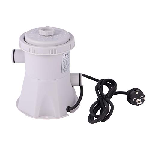 PartyKindom 1Pieza Bomba de Filtro Eléctrica para Piscina Bomba de Circulación Herramienta de Limpieza para Albercas Adecuada para Mayoría de Privadas Usar