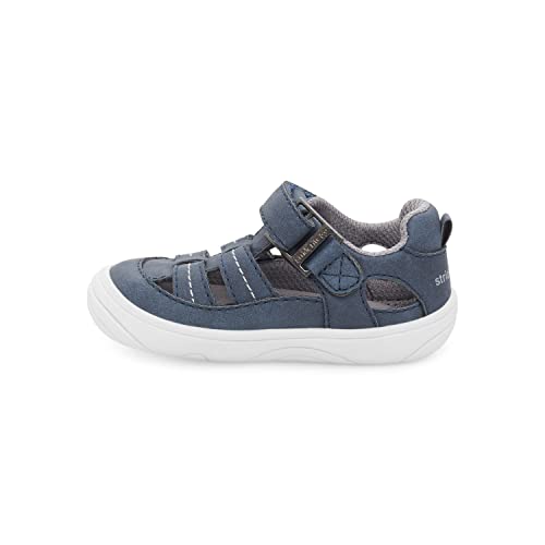 Stride Rite 360 Unisex Baby Amos 3.0 Sandal, Navy, 4 Infant Us #TOP3