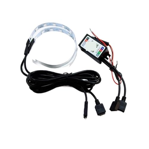 Anillos LED RGB Bluetooth con control por app para proyectores de faros de moto 12V