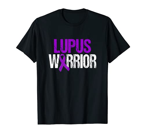 Lupus Warrior Purple Awareness Ribbon T-Shirt