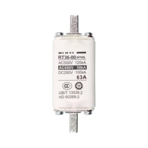 Fusible NT00 céramique 100A RT36-00 cartouche base 32A support 50 tube 160A 200A