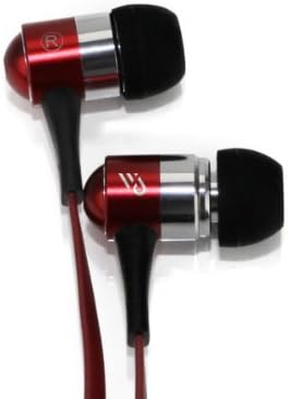 WaterDawg Aqua Buds Waterproof + Sweatproof in-Ear Headphones (Red)
