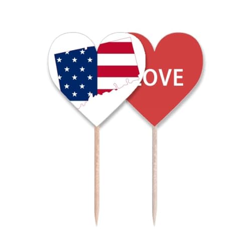 Cure-dents drapeau USA Connectic pour éviter les buffets ternes