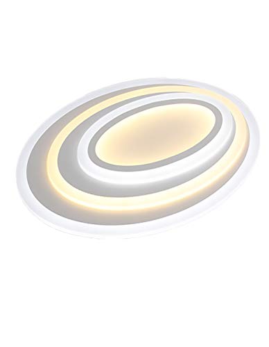Preisvergleich Produktbild LED Deckenlampe, Deckenstrahler,Deckenleuchte-Panel, LED-Lampe, Wohnzimmer-Lampe,Schlafzimmer,Ovales,20 * 20cm,12W(Innen warm aus weiß)
