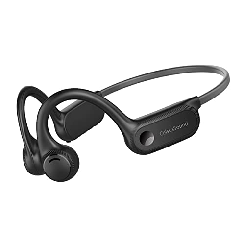 Auriculares de conducción ósea, Auriculares Deportivos de oído Abierto, Auriculares inalámbricos Bluetooth con micrófono, Auriculares Deportivos Resistentes al Sudor