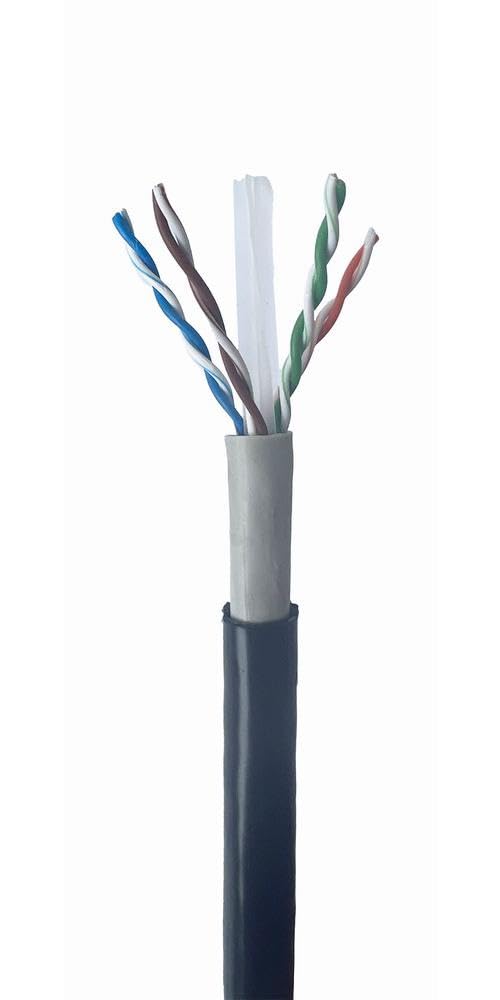CAT6 UTP LAN outdoor cable, solid, 305 m, czarna marka
